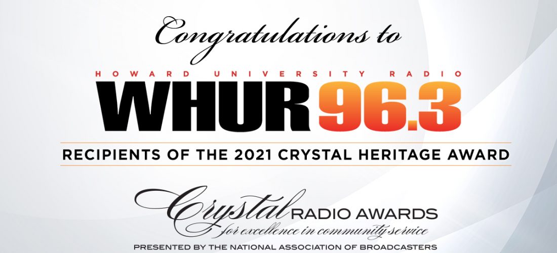 WHUF 96.3 NAB Award poster