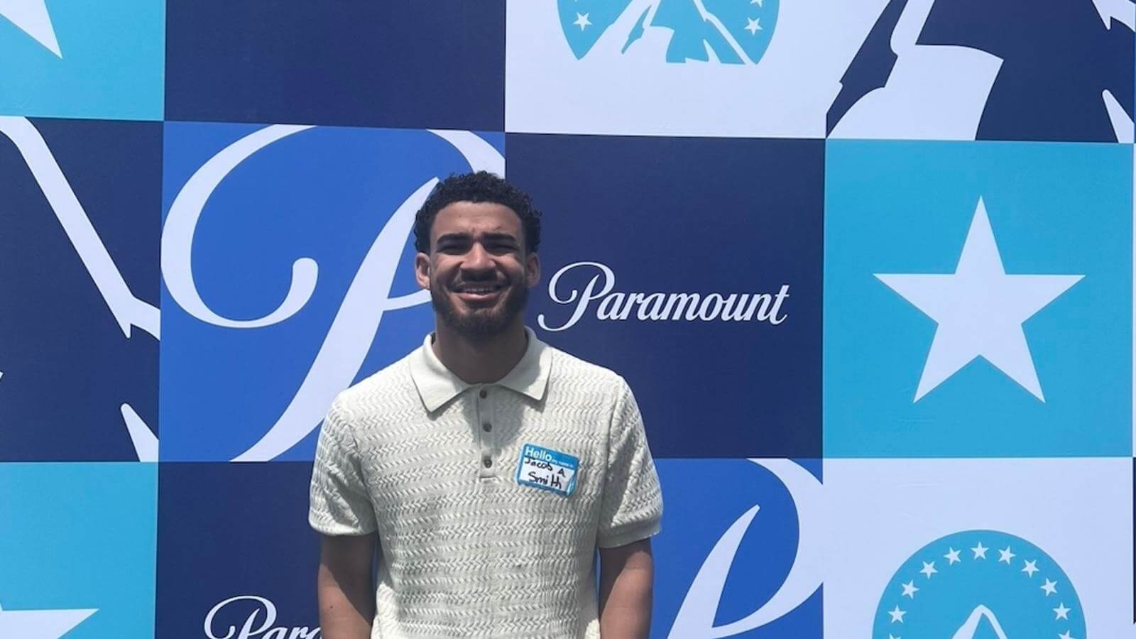 BA Film and TV Student Jacob A Smith at Paramount Pictures