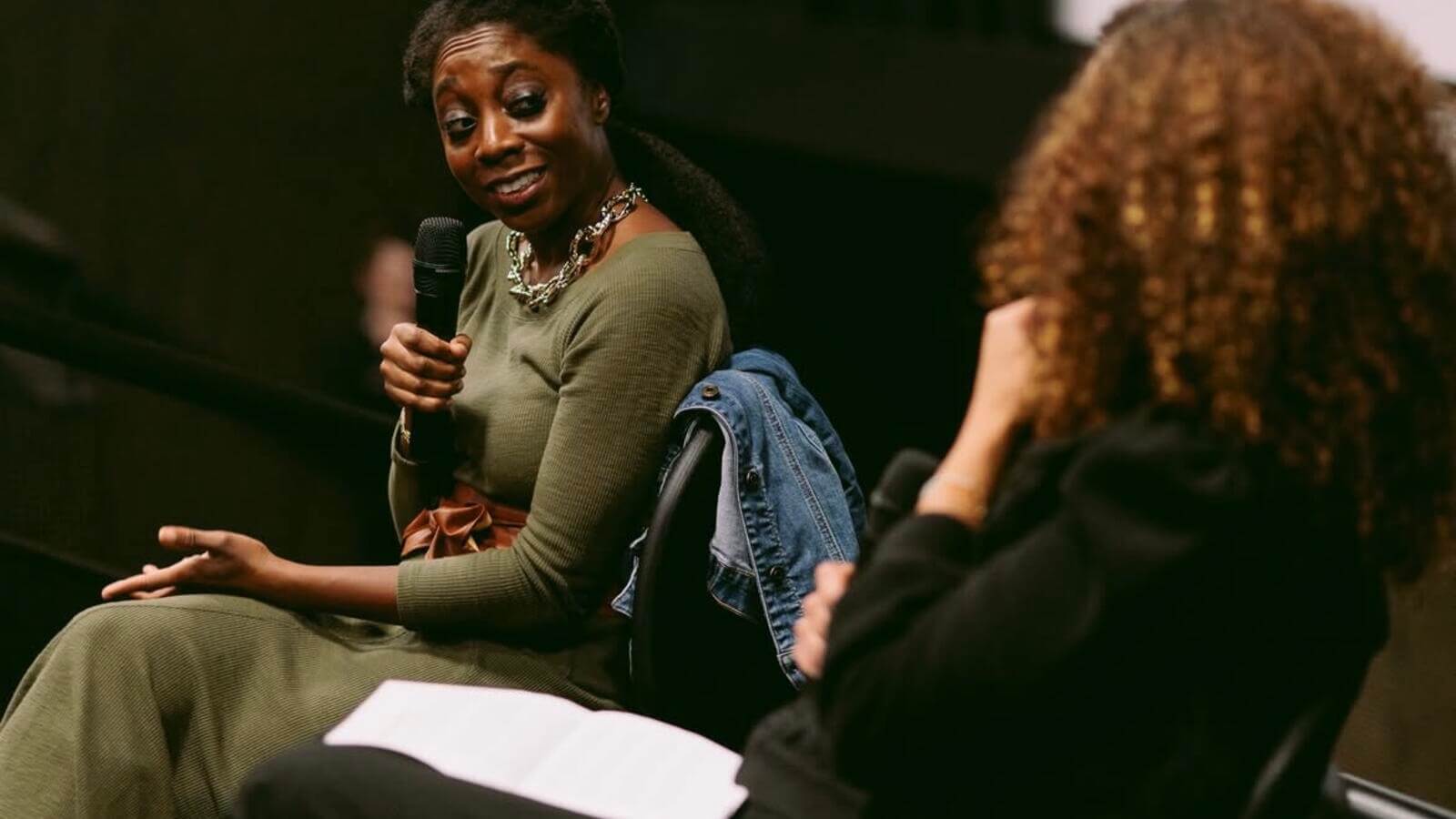 Professor Akosua Adoma Owusu at film screening