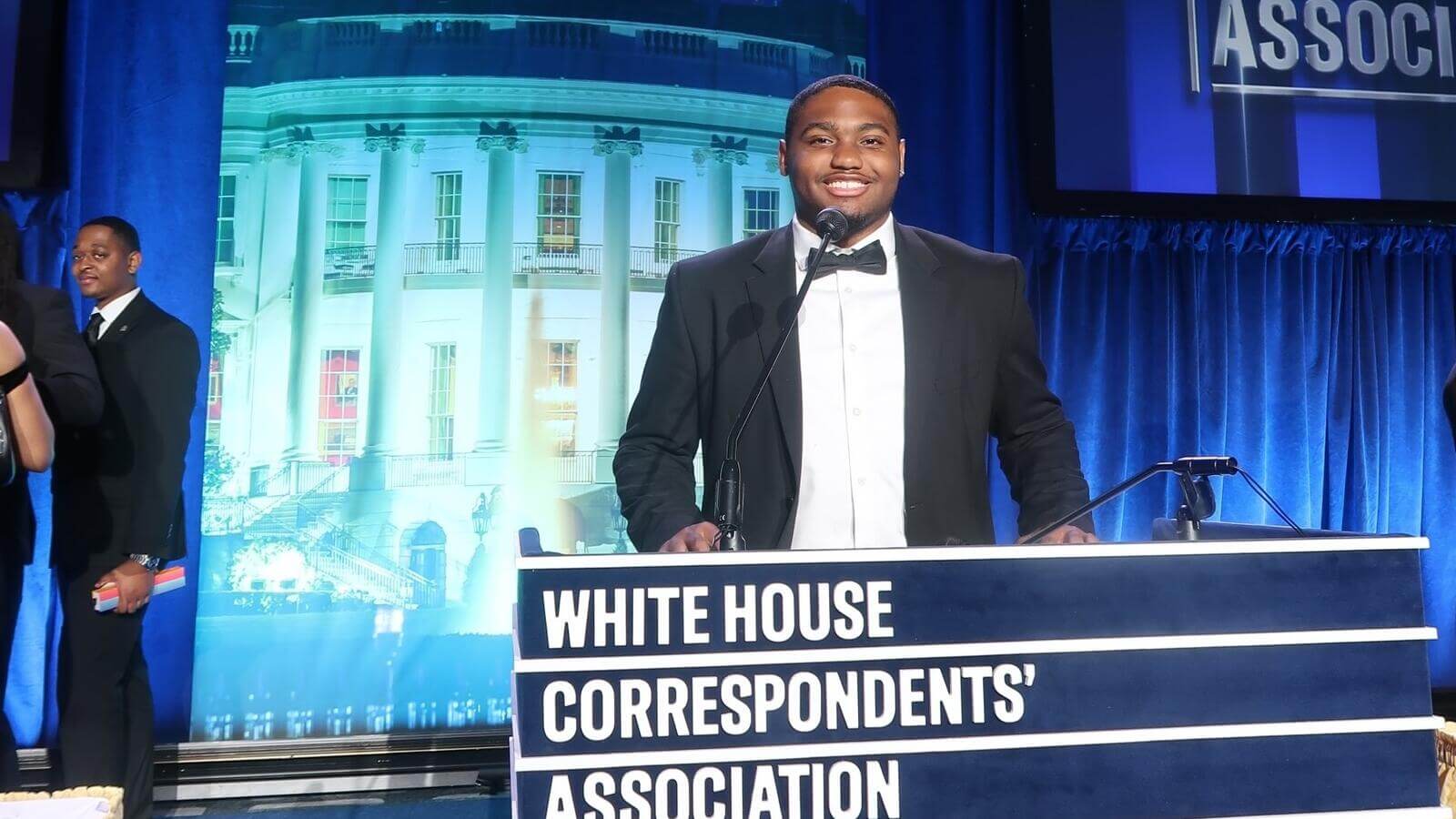 AHP student Robert Hill at White House 