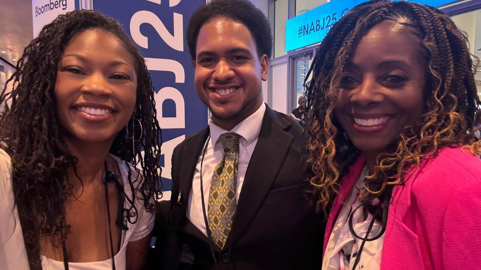 Dr. Christine McWhorter, Jason Pontoroso, '24, and Prof. Jennifer C. Thomas