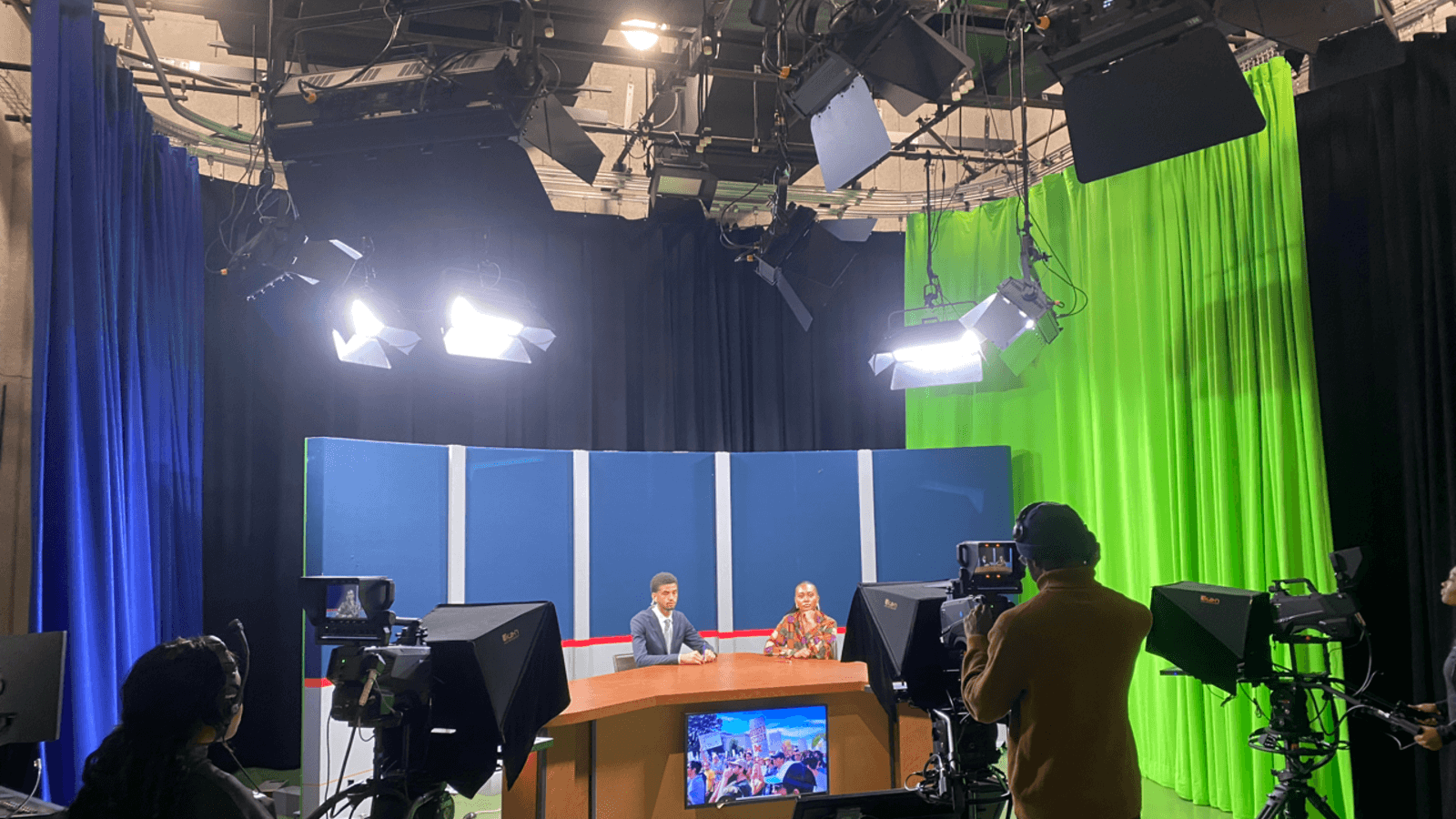 Studio A - Broadcast Journalism Recording