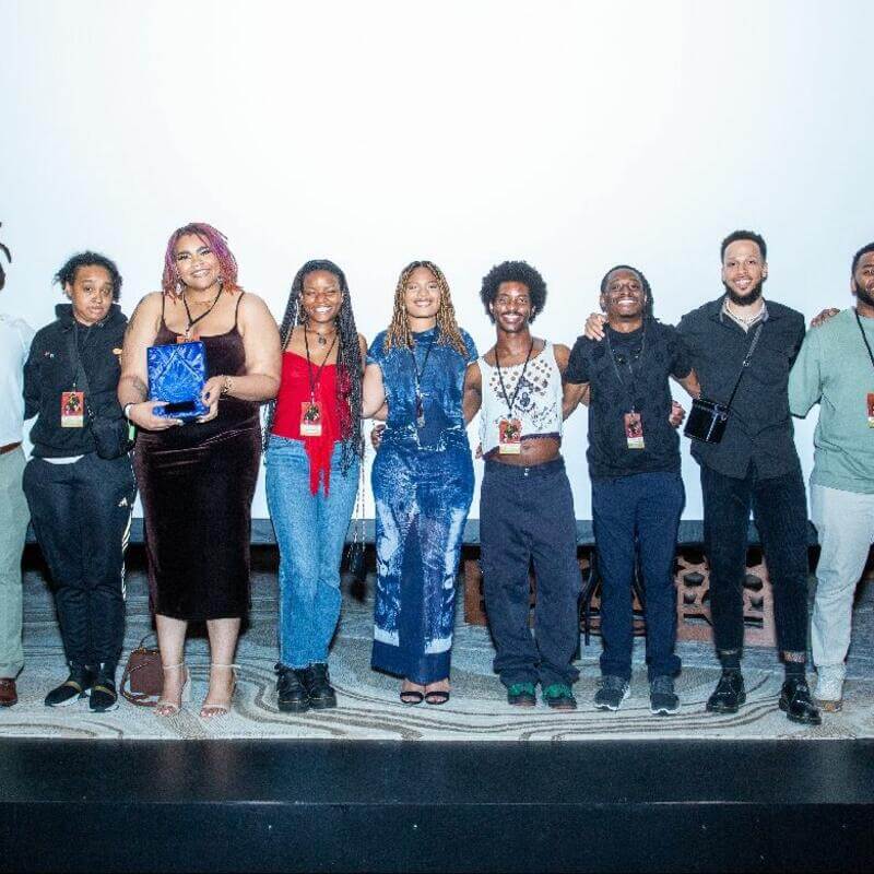 HU Students on Stage at the Howard Thesis Showcase